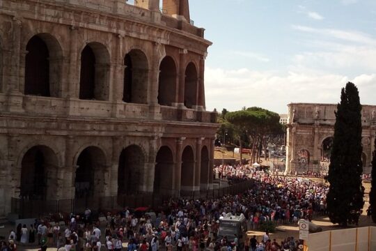 Rome and Vatican Driving Tour Optionable Tickets and TourGuide