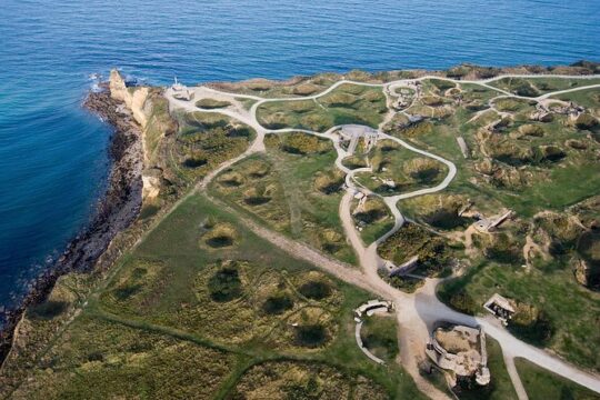 Pointe du Hoc,Omaha Beach, American Cemetery - Day trip from Paris to Normandy