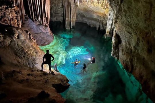 Enjoy unique aquatic caves in Mallorca