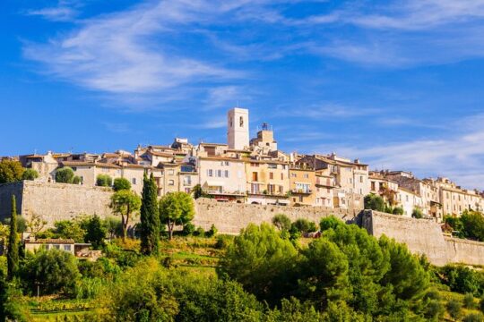 Provence Countryside Tour: Grasse /Gourdon /Tourettes sur Loup/St Paul de Vence