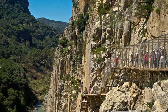 Private tours from Malaga to the Caminito del Rey for up to 8 persons
