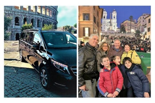 Private Chauffeur-Driven Tour of Rome: Top 12 Highlights with official Guide