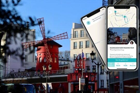 Scandalous Paris, audioguided smartphone tour