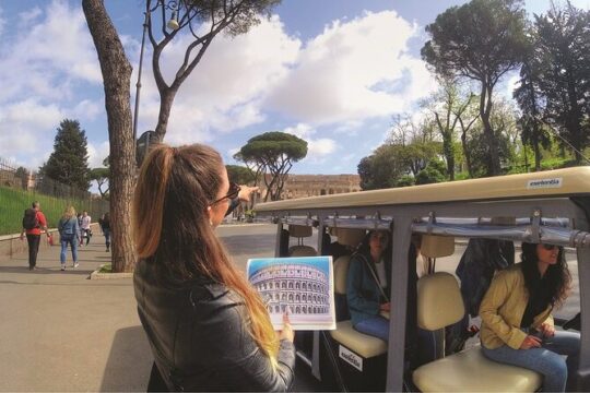 3-Hour Panoramic Luxury Golf Cart Tour in Rome