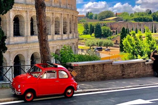 Private Fiat Vintage Tour in Rome