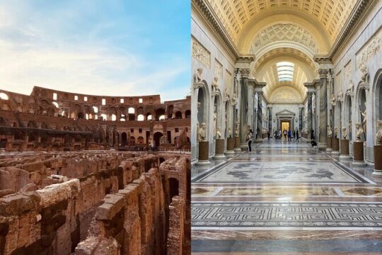 Colosseum and Vatican Museums Combo small group tour