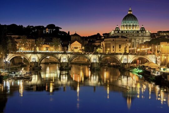 Rome Major Highlights Night tour with best Food tasting & Gelato