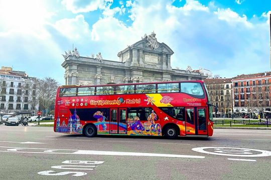 City Sightseeing Madrid HOHO Bus Tour + Guided Walking Tour