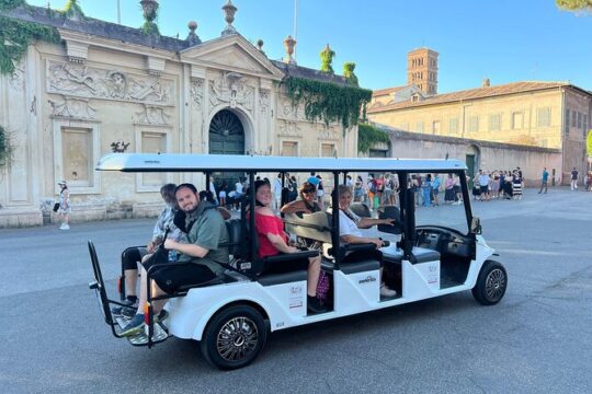 Catacombs of Rome Small Group Tour by Golf Cart