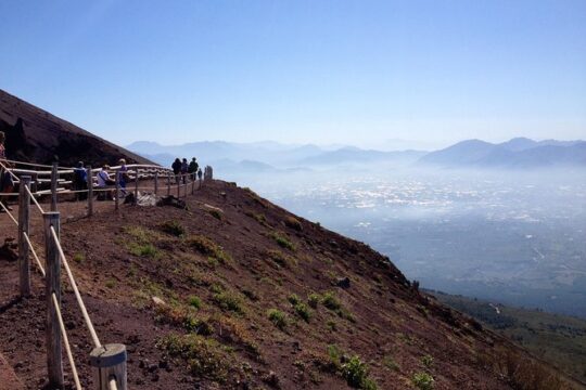 Pompeii SkipTheLine and Mt Vesuvius with Lunch&WineTasting from Rome