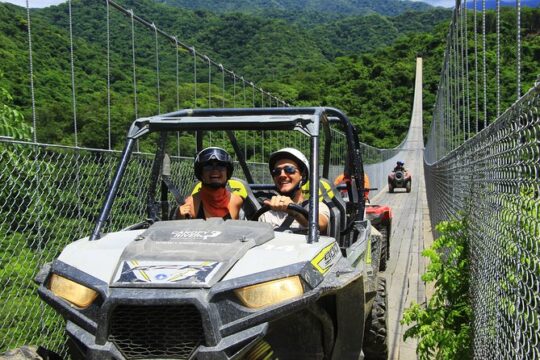 Combo RZR Zip Lines and Mule Ride Jorullo Route