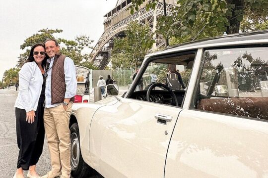 Secrets of Paris Tour Aboard a Vintage Citroën DS with Open-Roof