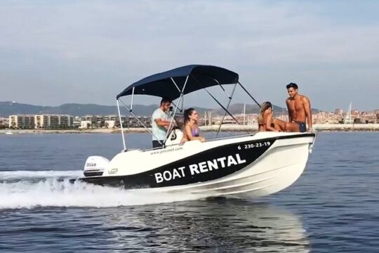 Rent a Boat without license in Barcelona