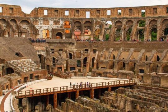 Colosseum Underground Tour With Arena Floor: Vip Experience