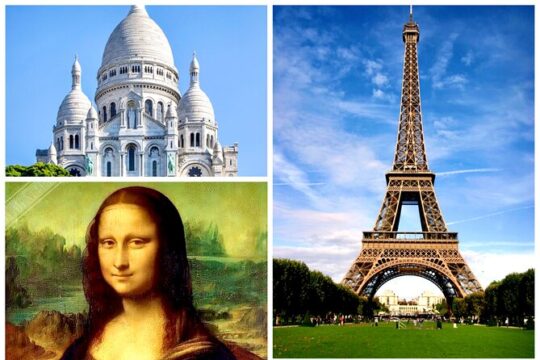 Best of Paris Tour with the Louvre, Eiffel Tower & Seine Cruise