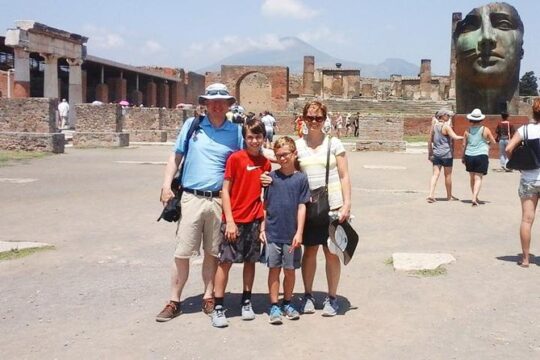 Rome to Pompeii for Kids and Families with lunch at Winefarm