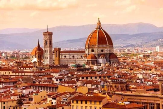Transfer Rome to Florence with stop in Orvieto and reverse