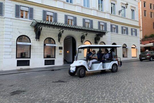 Rome Golf-Cart Private Guided Tour With Food Tasting