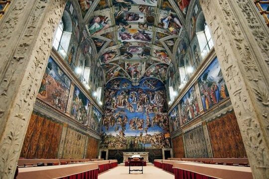 Vatican Museums: Afternoon Tour with Wine Tasting, Small Group