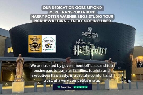 Harry Potter Warner Bros Studio Transfer Only - Pickup & Return