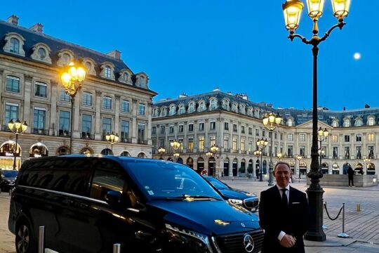Luxury TRANSFER from PARIS to ==> DIEPPE ETRETAT with Cab-Bel-Air