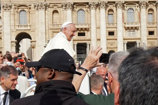 Papal audience with Pope Francis
