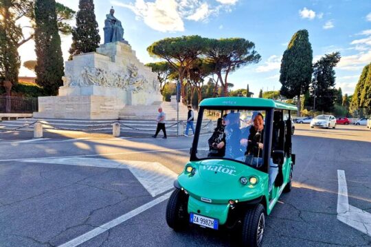 Rome Highlights Golf Cart Tour | Private & Small Group Options