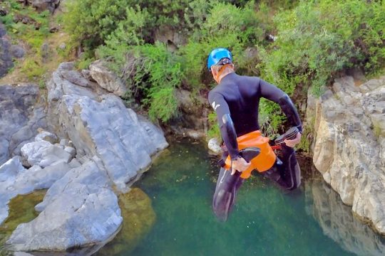 Private Guided Canyoning Adventure Benahavís River Walk