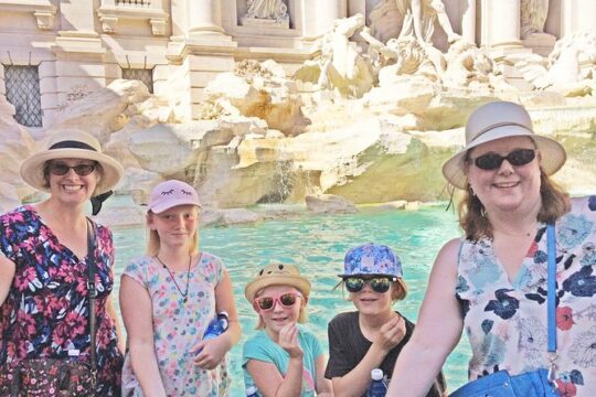 Best of Rome Spanish Steps Trevi Fountain Pantheon Tour for Kids