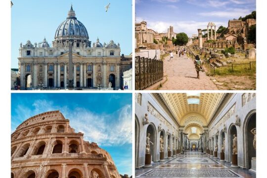 Combo Colosseum, Vatican and Sistine Chapel Tour