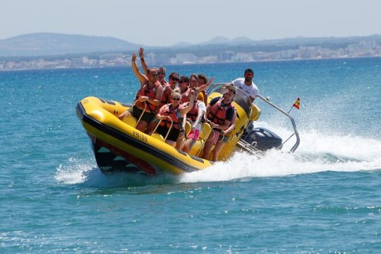High-Speed Speedboat Adventure in the Bay of Alcudia