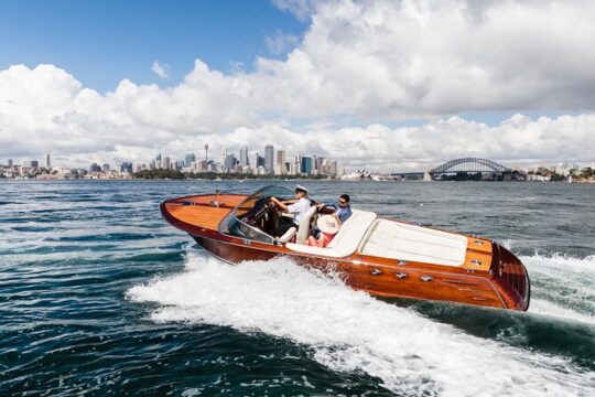 Luxury Italian Wooden Speedboat Cruises in New South Wales