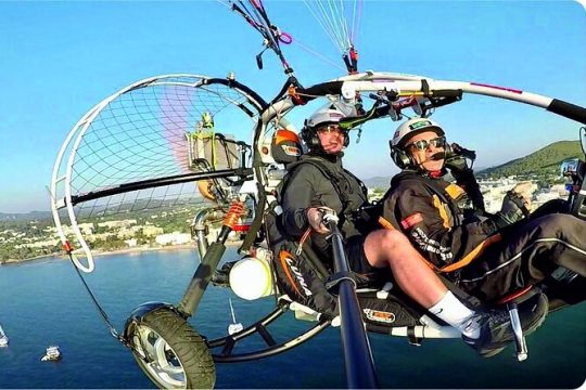 Motorized Paragliding Flights around the Island of Ibiza