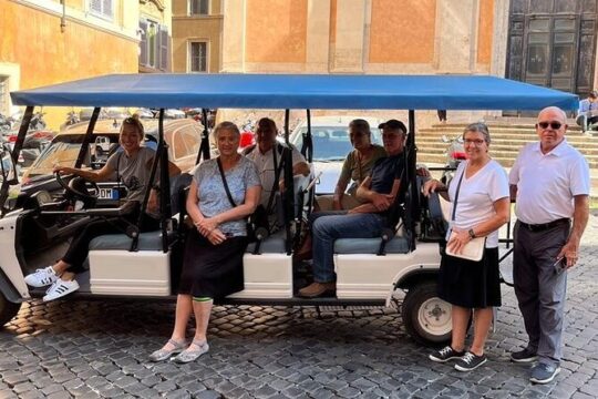 Private Golf Cart Tour in Rome-3 Hours