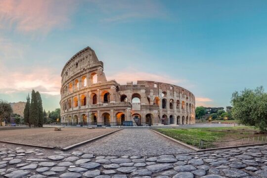 Priority entrance: Colosseum-Forum-Palatine with video and Open Bus