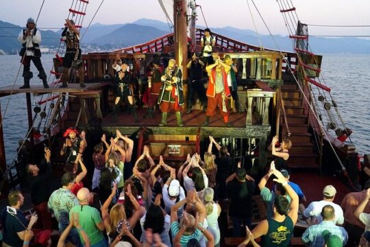 Night Cruise at Puerto Vallarta, Pirate Show & Dinner!