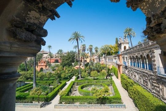 Private City Tour with breakfast or afternoon coffee in Alcazar Gardens