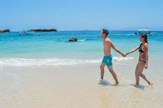 Full Day Tour to Islas Marietas, Nopalera Beach in Catamaran