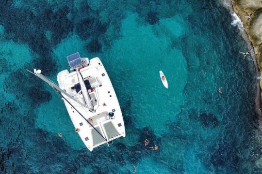 Private tour: Catamaran Full day cruise in Ibiza & Formentera