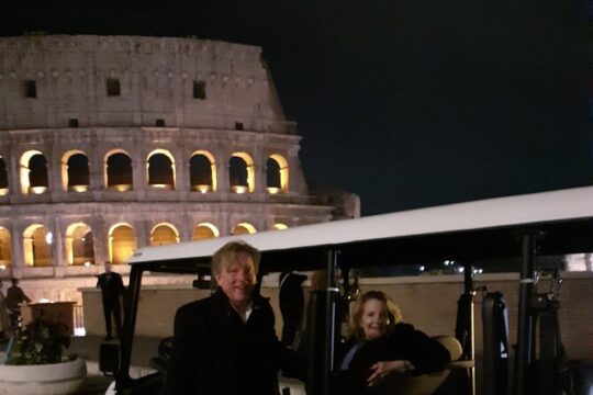 Rome by Night: 2 Hour Tour by Golf Cart