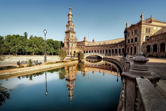E-bike and boat tour of Seville with flamenco show included