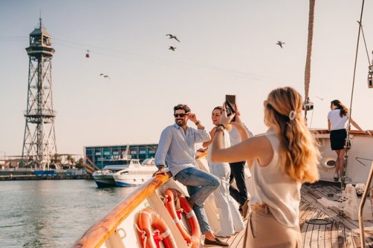 Barcelona Premium Sailing Experience with Drink Included