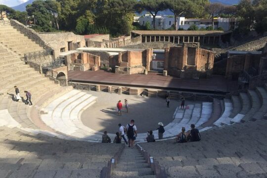Tour at ancient city of Pompeii