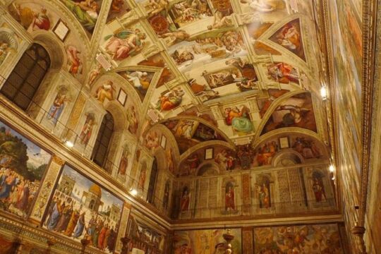 Sistine Chapel & Vatican Museums evening private tour with pickup