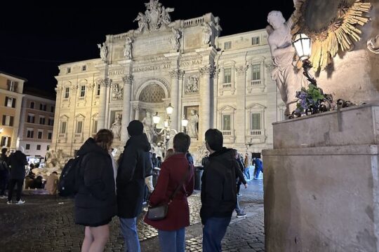 Guided Evening Tour of Downtown Rome Trevi Fountain and Pantheon