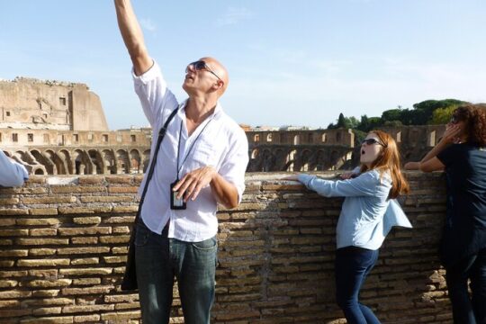 Rome: Private Colosseum Attic Private Tour with Transfers