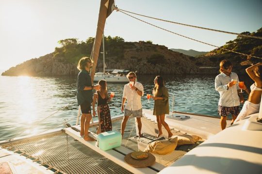 Private trip to Formentera in an exclusive Catamaran