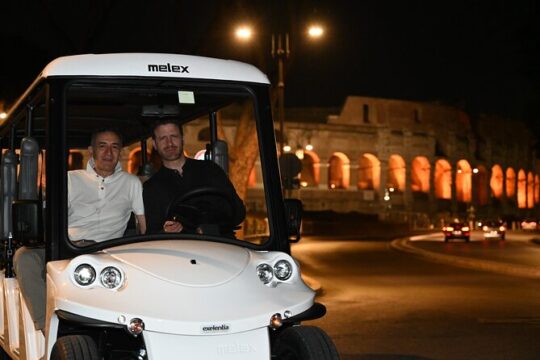 Golden Hour Golf Cart tour of Rome
