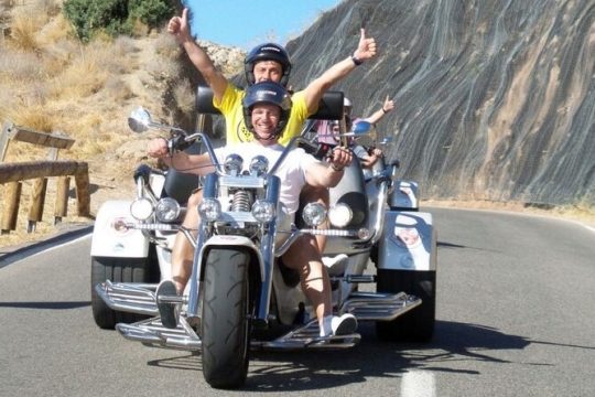 Guided cruise trike tour in Mallorca