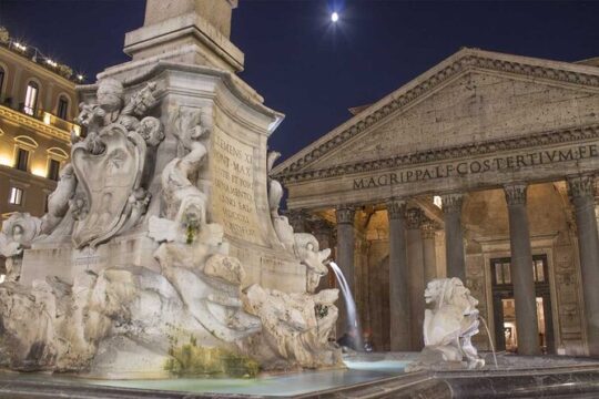Kids & Families Tour of Rome at Night with Child-Friendly Guide Pizza & Gelato